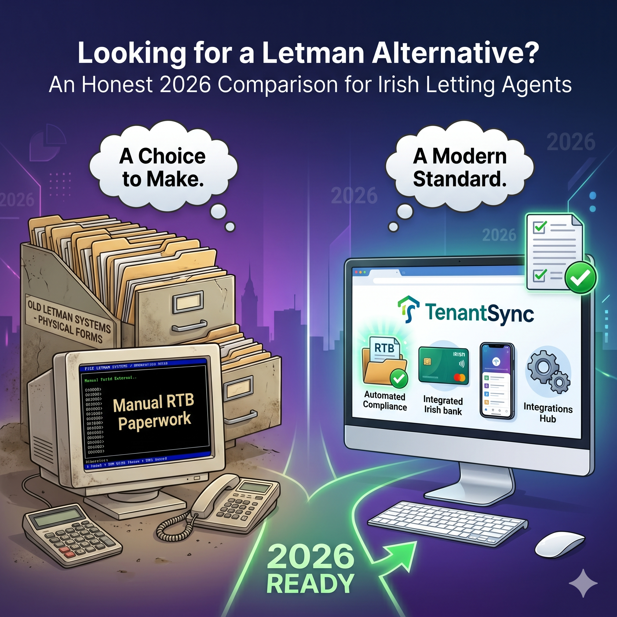 Letman versus TenantSync comparison for Irish letting agents