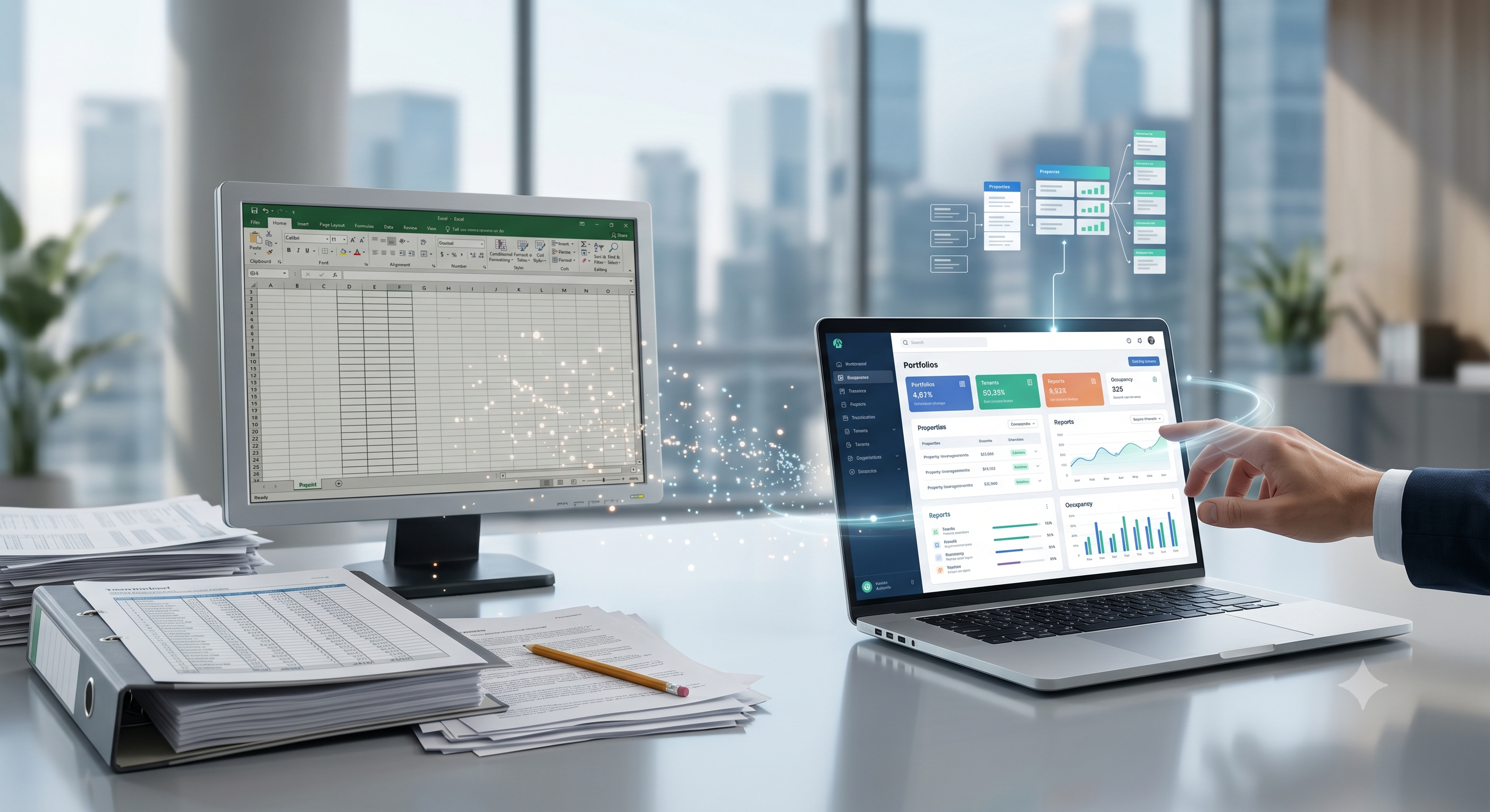 Irish letting agent migrating a lettings portfolio from spreadsheets to property management software in 2026