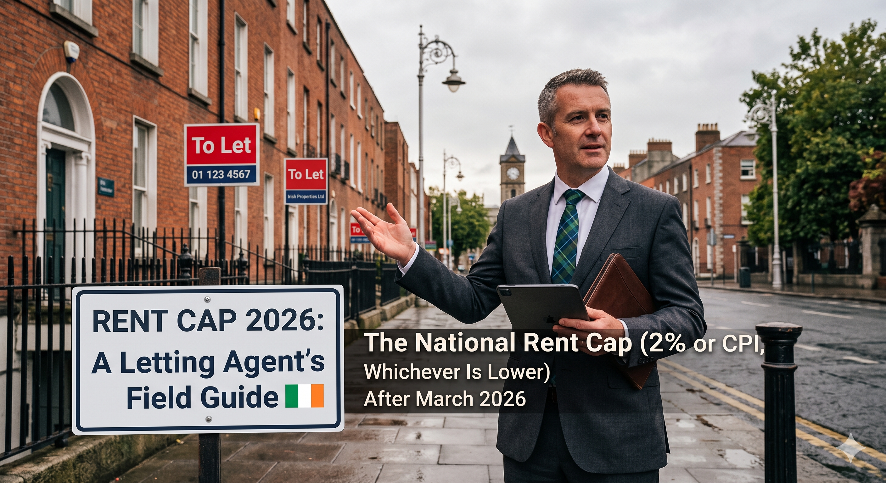 Letting agent calculating a compliant rent increase under Ireland's national rent cap